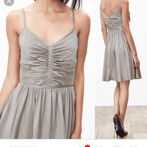 Banana Republic blue silk party dress